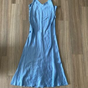 Club Monaco Light Blue Textured Fabric